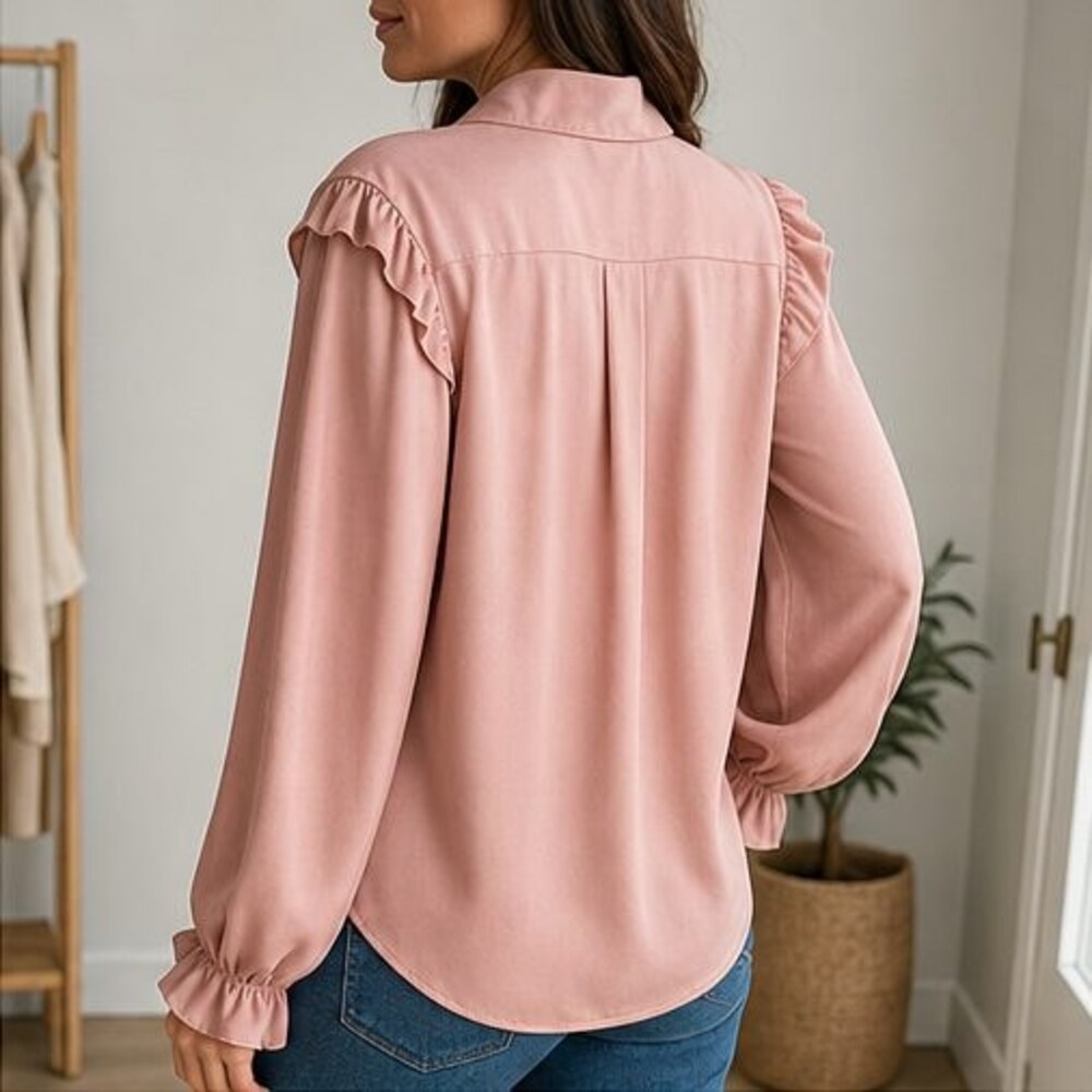 Blush Smocked Top - Picture 3 of 6
